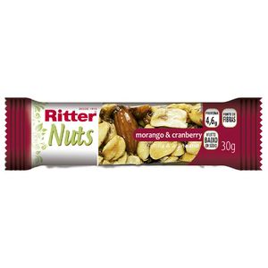 Barra Ritter Nuts Morango & Cranberry 30g