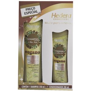 Shampoo 350ml+Condicionador 200ml Vegano Hedera