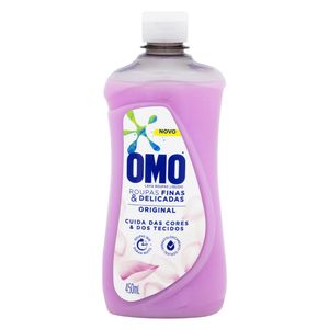 Lava Roupas Líquido Omo Finas & Delicadas Original 450ml