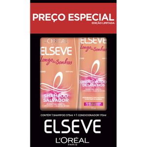 Shampoo Elseve 375ml+Condicionador Longo Dos Sonhos 170ml
