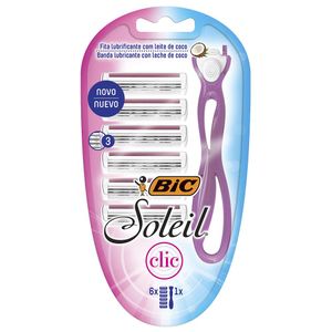 Depilador Bic Soleil Clic Com 6