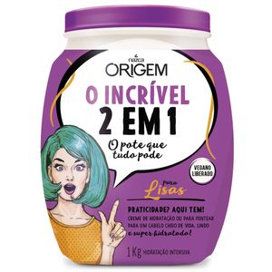 Creme De Hidratação Origem 2em1 Liso 1kg