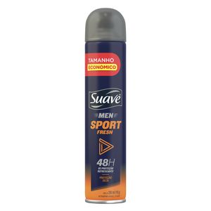 Desodorante Suave Aerosol Ap Men Sport Fresh 200ml