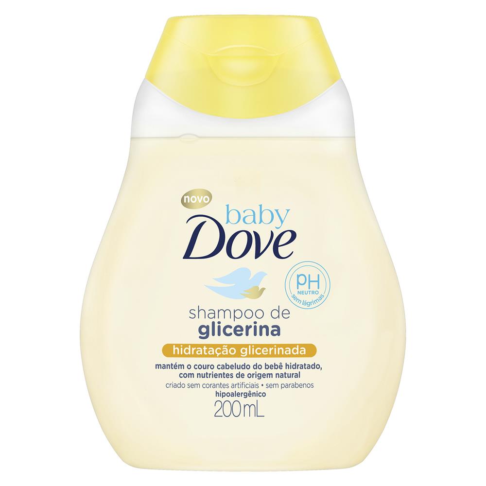 SHAMPOO INFANTIL DOVE BABY HIDRATAÇÃO GLICERINADA 200ML Treichel Delivery