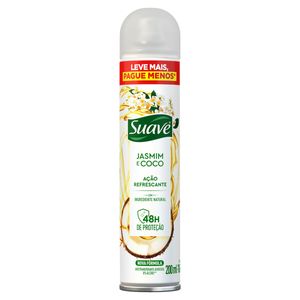 Desodorante Suave Aerosol Aparelho Jasmim E Coco 200ml