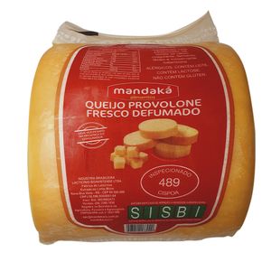 Queijo Mandaká Aprox. 350g Provolone Fresco Defumado