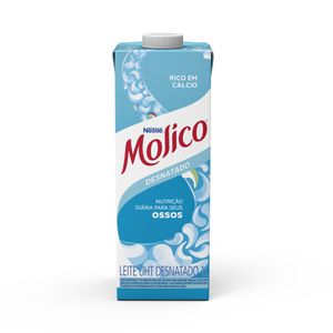 Leite Uht Molico Desnatado Vitaminas A,E,D 1l