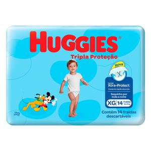 Fralda Huggies Tripla Proteção Jumbinho Xg C14