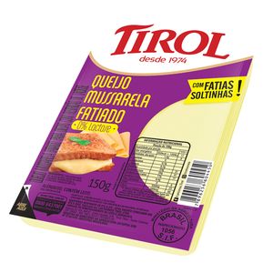 Queijo Mussarela Fatiado Zero Lactose Tirol 150g