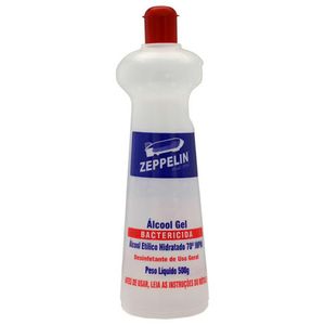 Álcool Gel 70º Inpm Zeppelin Bactericida 500g