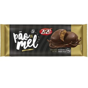 Biscoito Zezé Pão De Mel Com Cobertura De Chocolate 40g