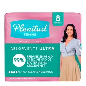 Absorvente Plenitud Geriatrico Ultra Femme C8