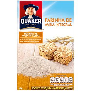 Farinha Aveia Quaker Integral 165g