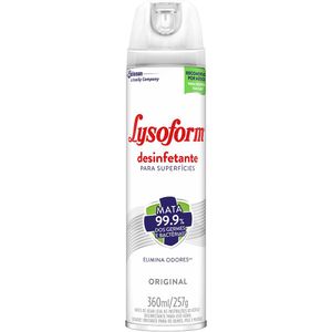 Desinfetante Lysoform Para Superfícies Original Spray 360ml