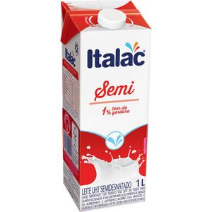 Leite Uht Italac Semidesnatado 1l