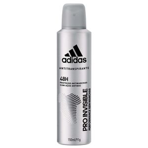 Desodorante Adidas Aerossol Men Pro Invisible 150ml