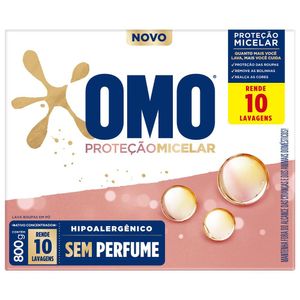 Lava Roupas Pó Omo Proteção Micelar 800g