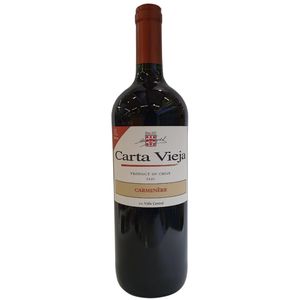 Vinho Chile Carta Vieja Carmenere 1l