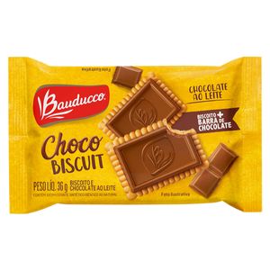 Biscoito Bauducco Biscuit Chocolate Ao Leite 36g