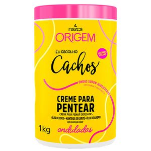 Creme Pentear Origem Cachos 1kg Ondulados