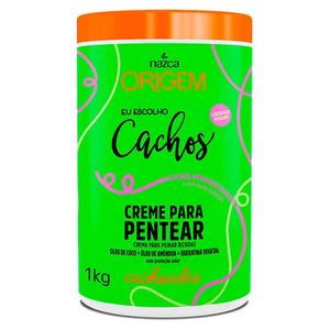 Creme Pentear Origem Cachos 1kg Cacheados