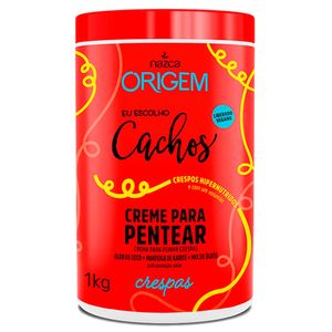 Creme Pentear Origem Cachos 1kg Crespos