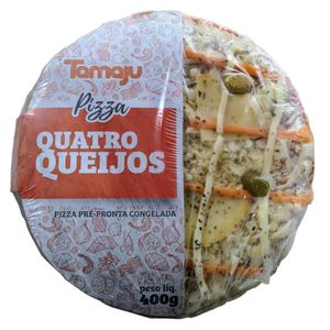 Pizza Tamaju Quatro Queijos Congelada 400g