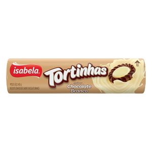 Biscoito Recheio De Chocolate Branco Isabela Tortinhas 140g