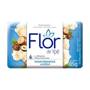 Sabonete Flor De Ypê Rosa Branca E Avelã 85g