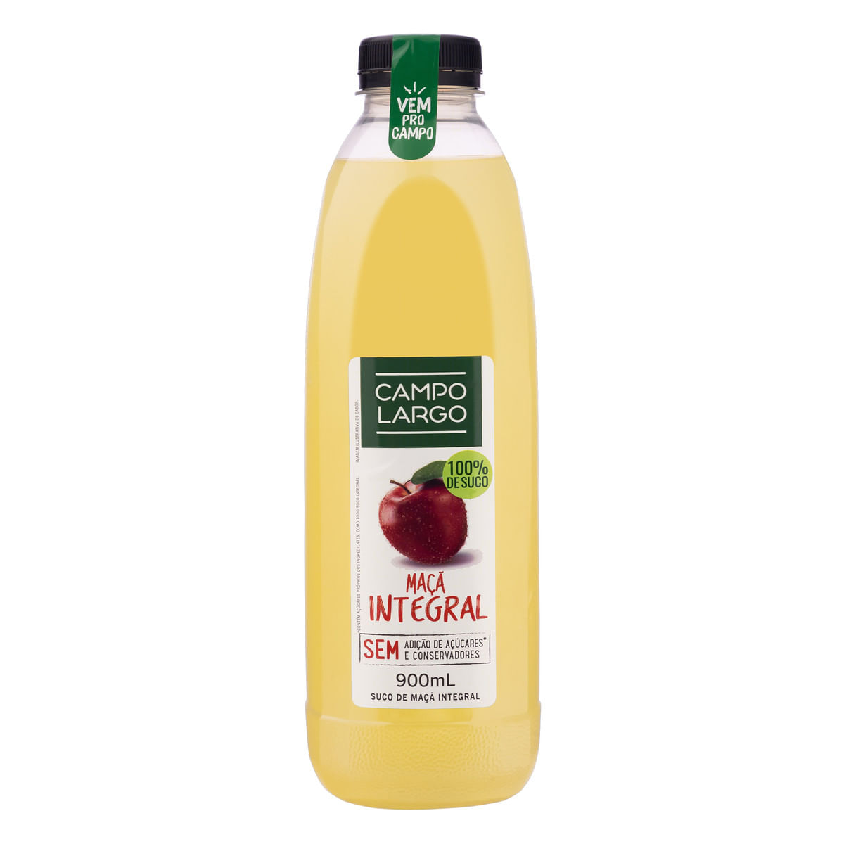 Suco de Maçã CAMPO LARGO Integral Garrafa 900ml