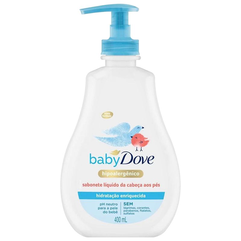 SAB-LIQ-DOVE-BABY-HIDRATACAO-400ML-ENRIQUECIDA