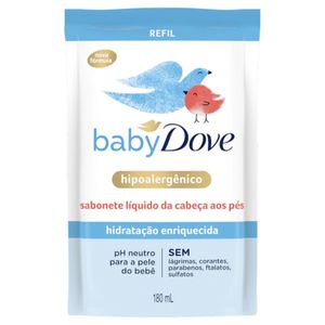 Sabonete Liquido Dove Baby Hidratação Enriquecida Refil 180ml