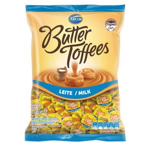 Bala Butter Toffees Sabor Leite 500g