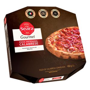 Pizza Seara Gourmet Artesanal De Calabresa Congelada 450g