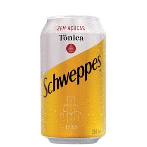 Água Tônica Schweppes Sem Açúcar Lata 350ml