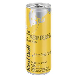 Energético Red Bull Sabor Frutas Tropicais Lata 250ml