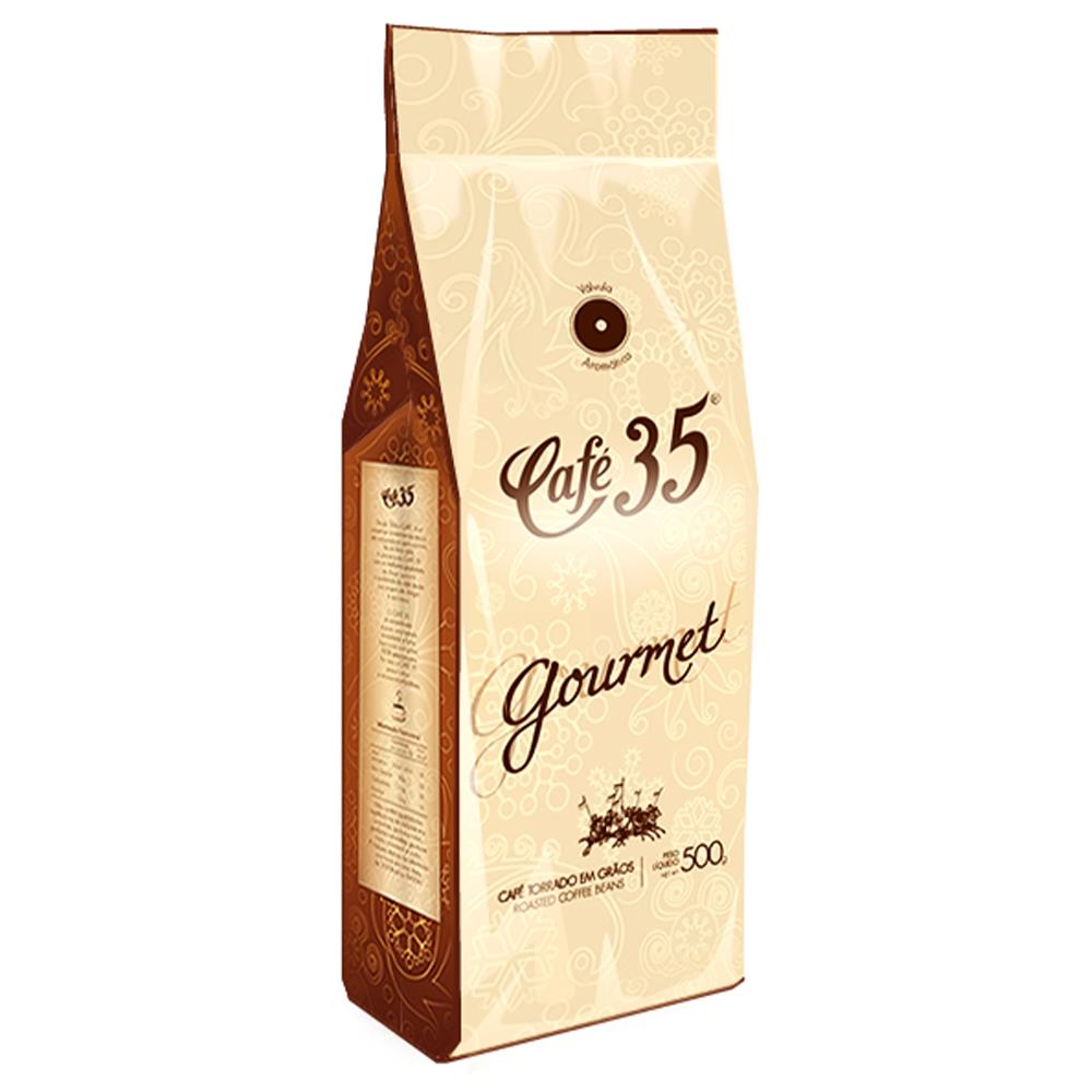 Café Torrado Em Grãos Café 35 Gourmet 500g