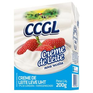 Creme De Leite Ccgl 17% Gordura Uht 200g