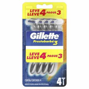 Aparelho Barbear Gillette Prestobarba Ultra3 Lv4 Pg3
