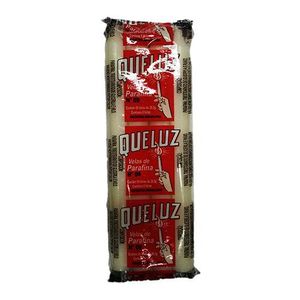 Velas Queluz Branca Nº9 29,5g Com 8 Unidades