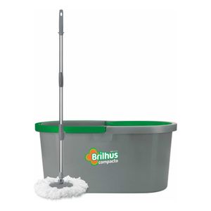 Mop Brilhus Plus Com Balde Plástico 10l