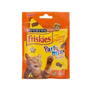 Petisco Purina Friskies Party Mix Para Gatos Sabor Frango 40g