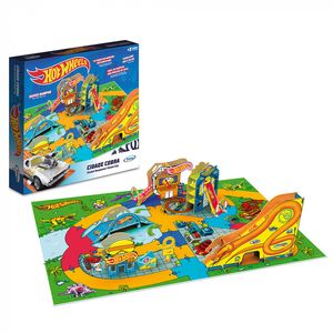 Brinquedo Xalingo Playset Cidade Cobra Hot Wheels