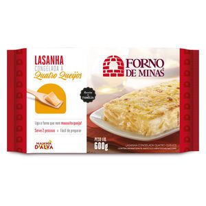 Lasanha Forno De Minas Quatro Queijos 600g