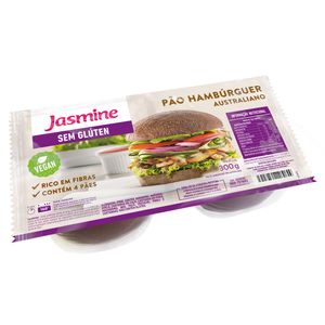 Pão Jasmine Sem Glúten Hambúrguer Australiano 300g