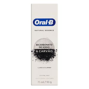 Creme Dental Oral-B Nat Essence Bicarbonato E Carvão 90g