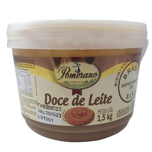 Doce De Leite Pomerano Balde 1,5kg