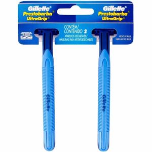 Aparelho Barbear Gillette Prestobarba Ultra Grip Com 2 Unidades