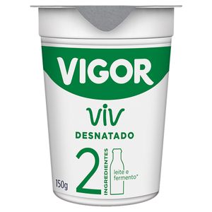 Iogurte Vigor Viv Desnatado Copo 150g