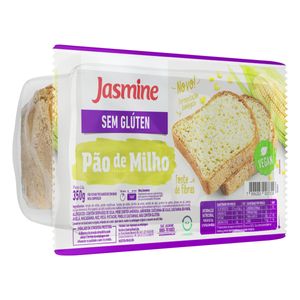 Pão De Sanduíche Milho Sem Glúten Vegano Jasmine 350g